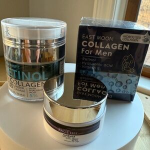 NWT Retinol & Collagen Skincare Bundle (3-Piece Set)